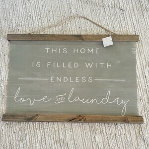 Home graphic wall farmhouse sign 20x30” new